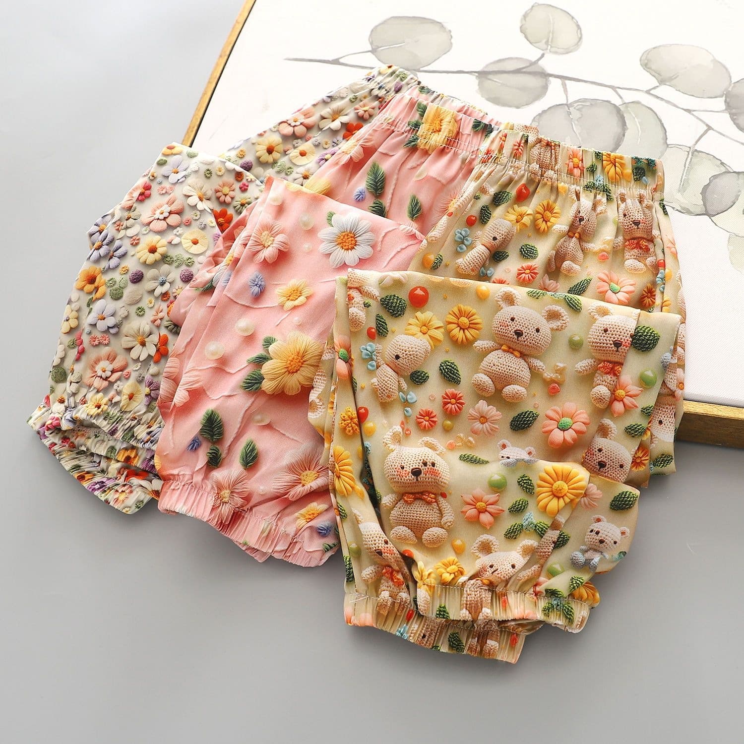 Girls' pants summer thin 2026 new small and medium-sized children's anti-mosquito pants for baby girls to wear loose trousers outside in summer