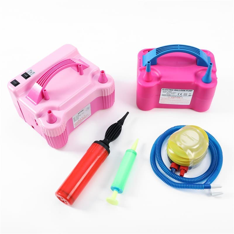 Electric Balloon Inflator High-Power Air Pump Portable Dual-Action Hand Push Foot Pump Long Balloon Accessories