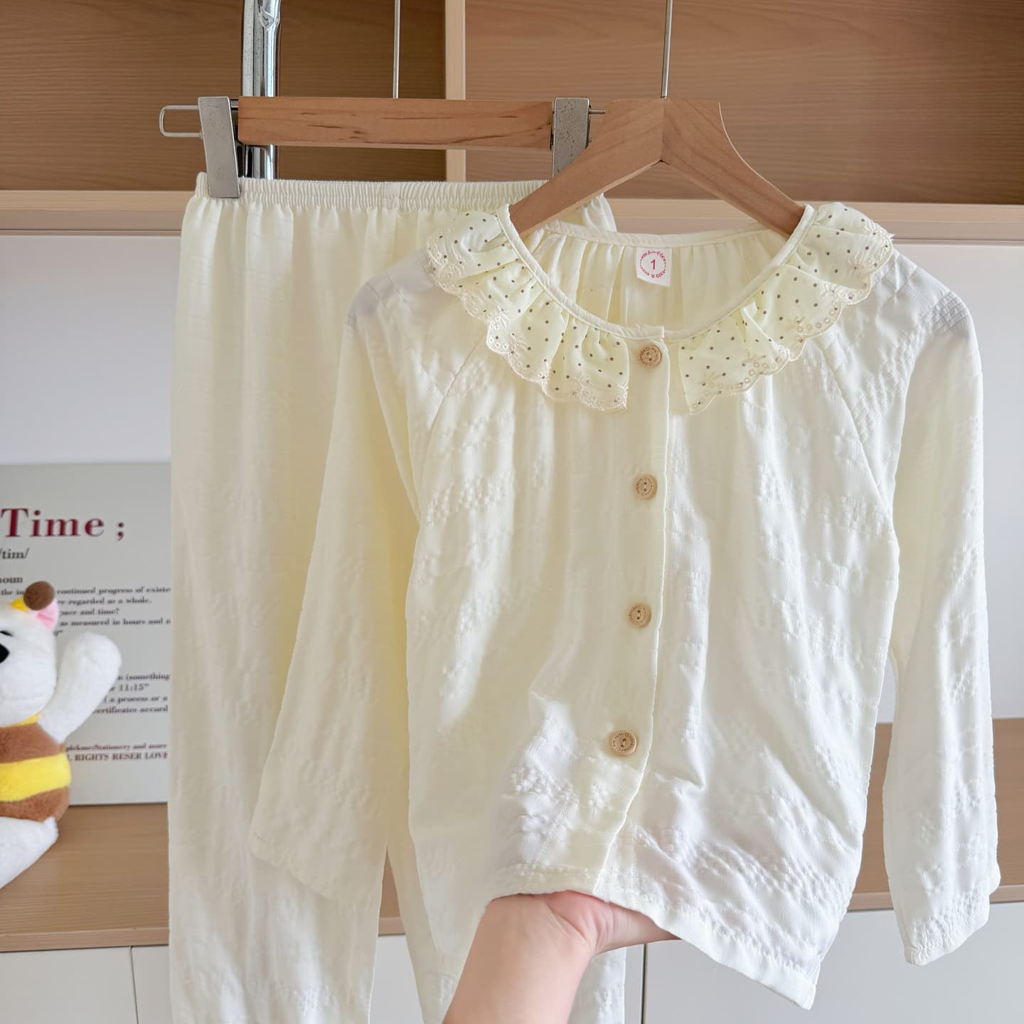Cloud Cotton Kids' Pajamas Girls' Summer Thin Princess Style Comfortable Homewear Set
