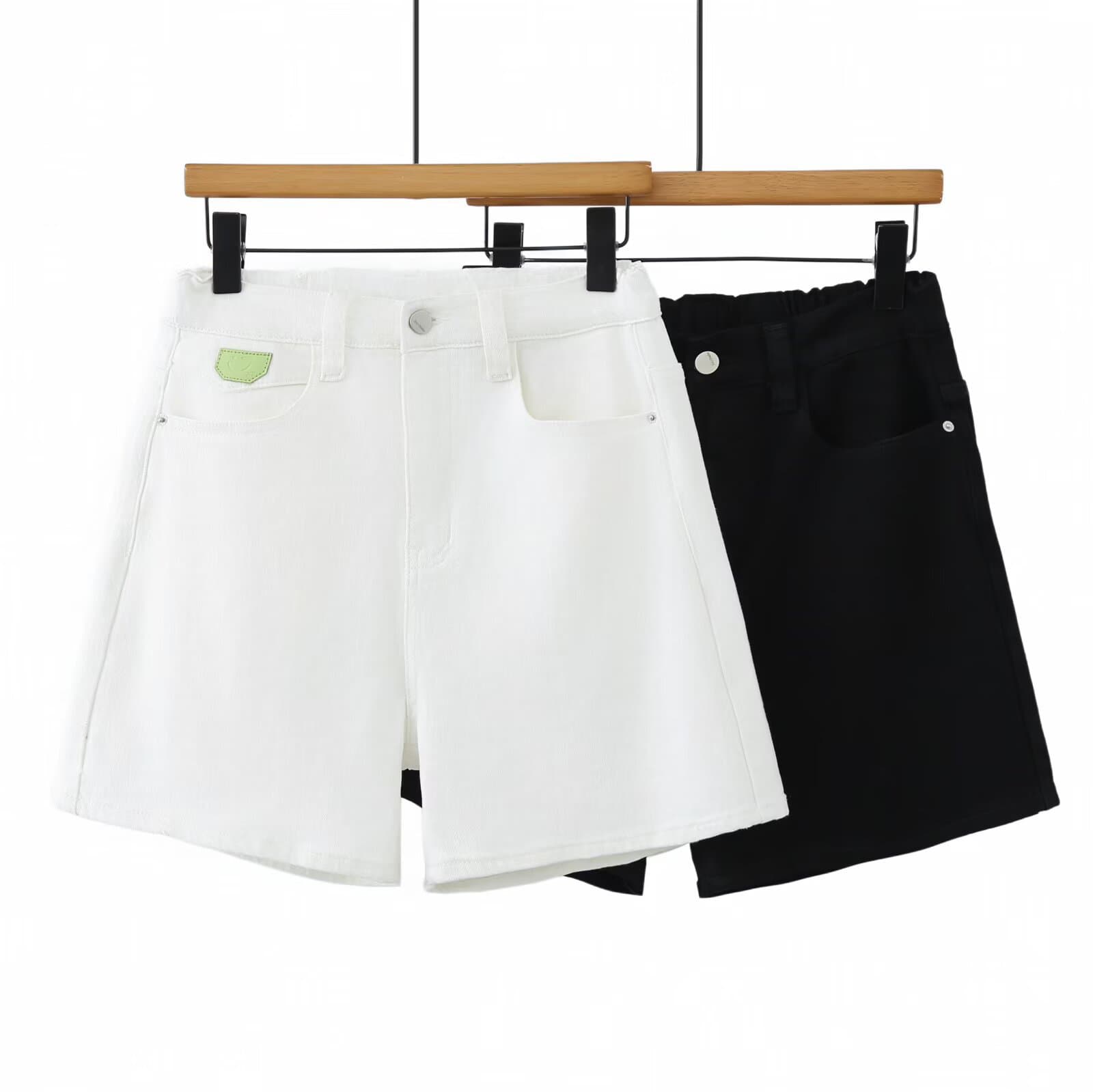 【Special】Niudaxia Women's Shorts, Plus Size Summer New Simple Versatile Denim Hot Pants for Plus Size Ladies 0594