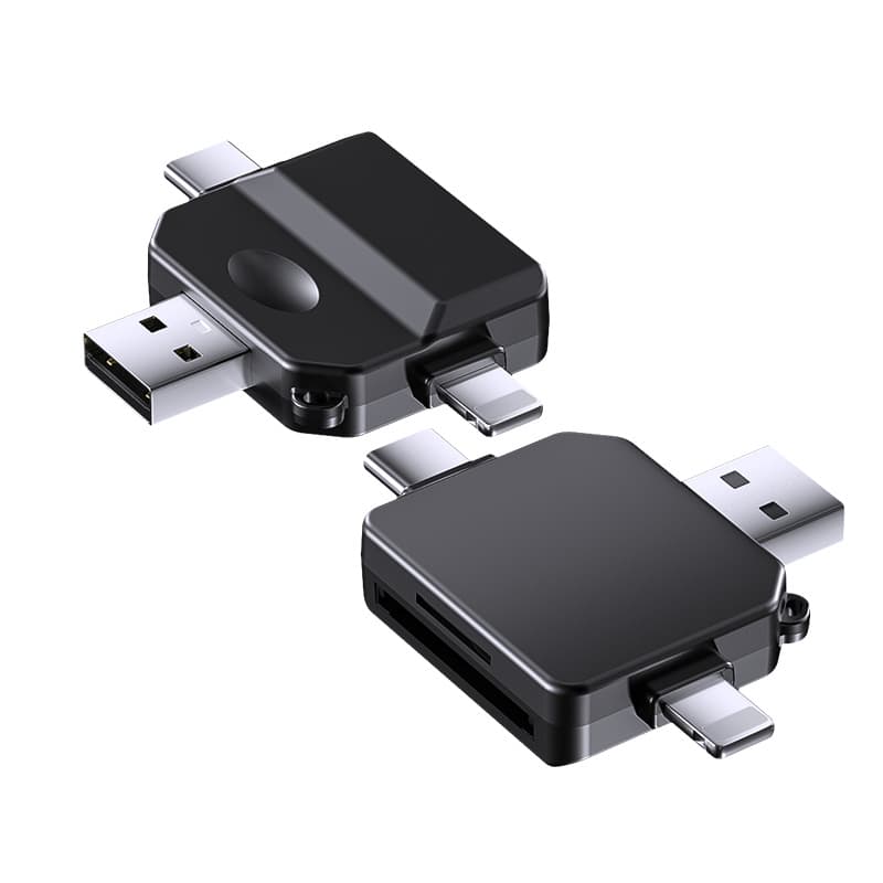 Cross-Border Card Reader 3-in-1 SD Card Multi-Function Type-C Card Reader for Computer and Phone USB Card Reader TF Card
