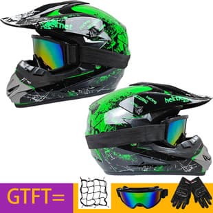 Cross-border Supply Electric Bicycle Mountain Downhill Off-road Riding Helmet Youth Sand Bike Full Face Helmet