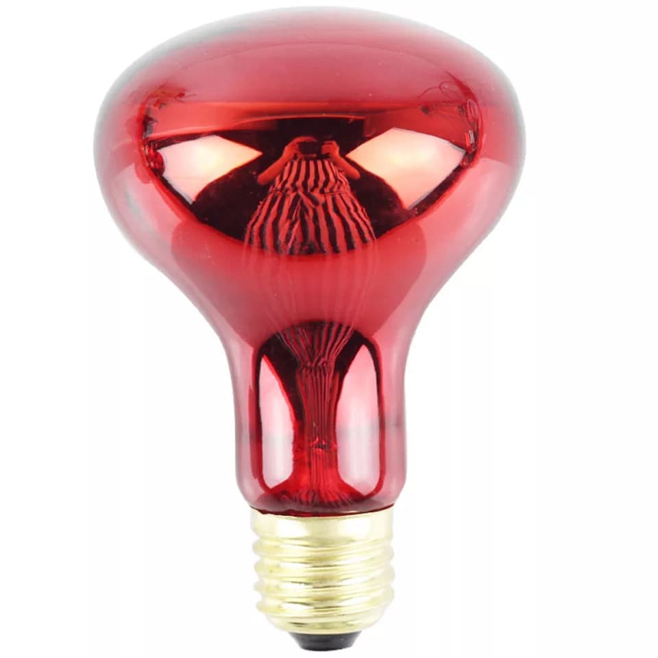 Production and sales of R80 raw material tungsten energy-saving bulb, turtle and lizard basking lamp, pet spotlight heating therapy.
