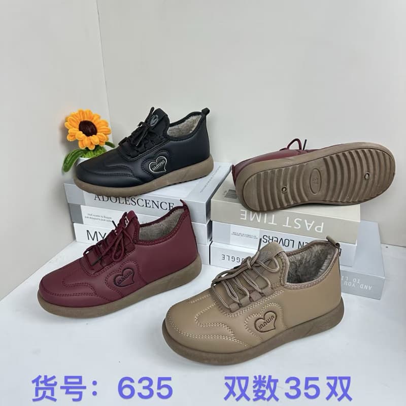 New Winter Women's Waterproof Cotton Shoes Lace-up Fashion Casual Snow Boots with Double Lining
