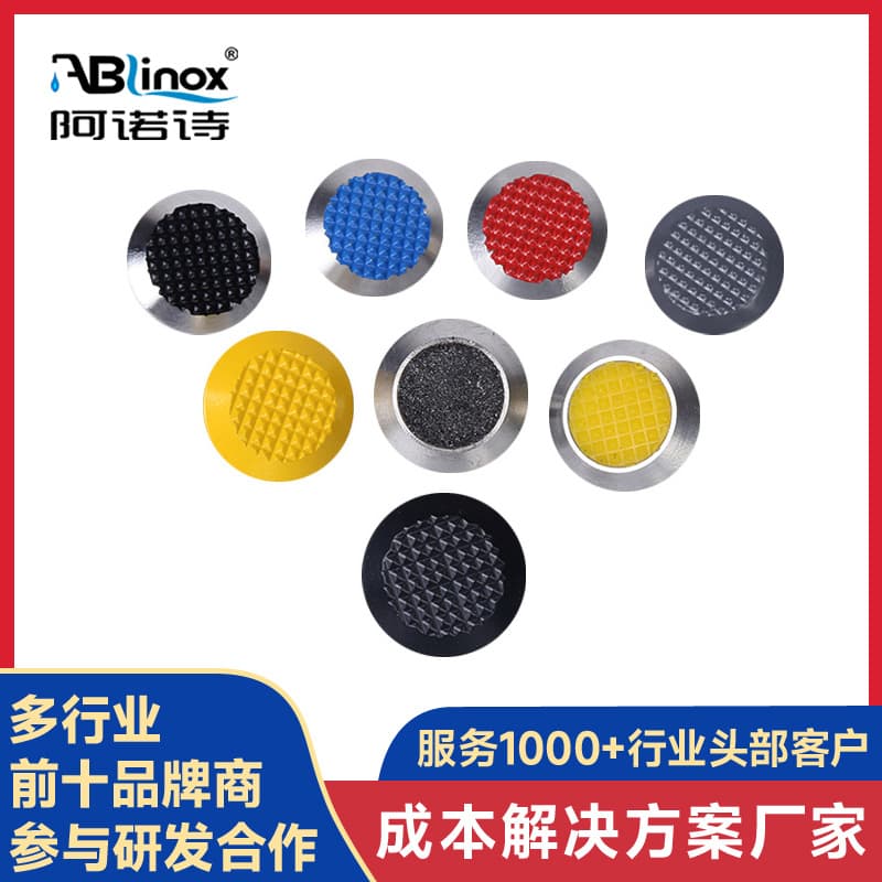304 Stainless Steel Tactile Paving Strip Tactile Paving Stud Airport Subway Tactile Paving Stud Anti-Slip Pineapple Pattern Blind Sidewalk Guide Strip