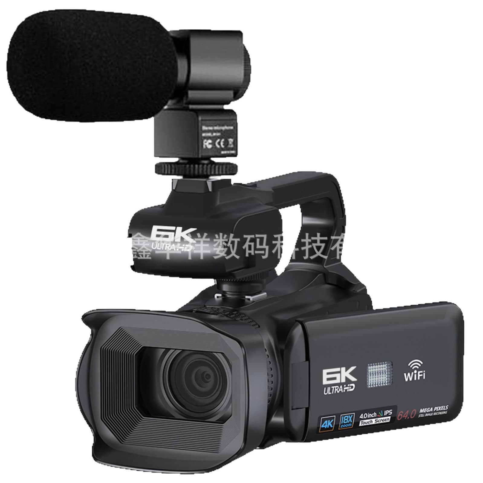 Cross-border English wholesale new 64MP HD digital camcorder, 4K conference recording all-in-one with pause function