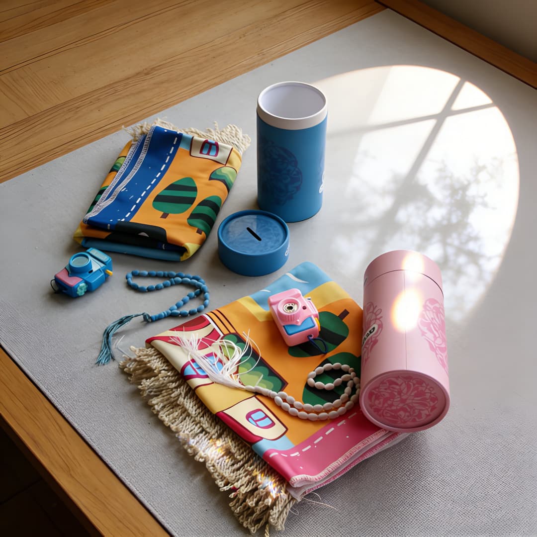 Cross-border Best-selling Kids' Fun Prayer Mat Counter Buckle Creative Gift Set in Stock for Wholesale Drop Shipping