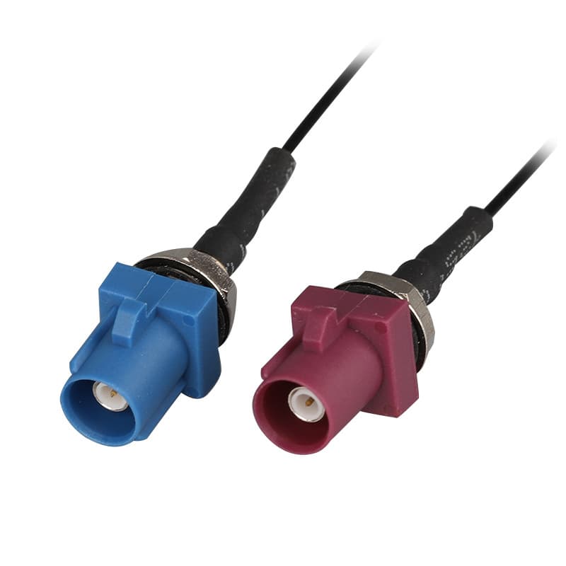 Blue One Direct FAKRA Connection Cable GPS Antenna Adapter Cable FAKRA Male to IPEX Feeder RF Jumper Cable