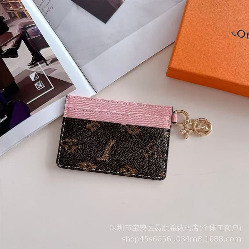 Designer Card Holder Card Case Multi-Slot Work ID Badge Holder Unisex Student Couple Card Case Card Clip