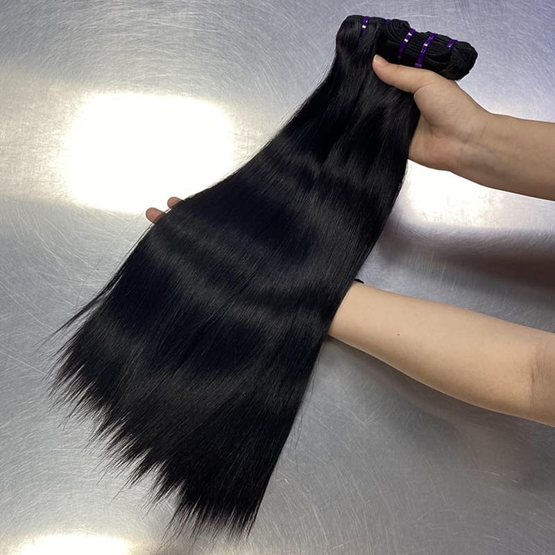 Human Hair Bundles 1st Grade Hair Weft Human Hair Sdd Bundles Real Hair Foreign Trade European American Cross-border
