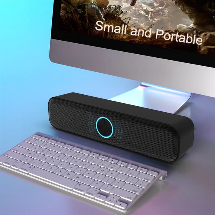 Cross-border Hot Selling Notebook Desktop Computer USB Amplifier Portable Mini Desktop Bass Subwoofer
