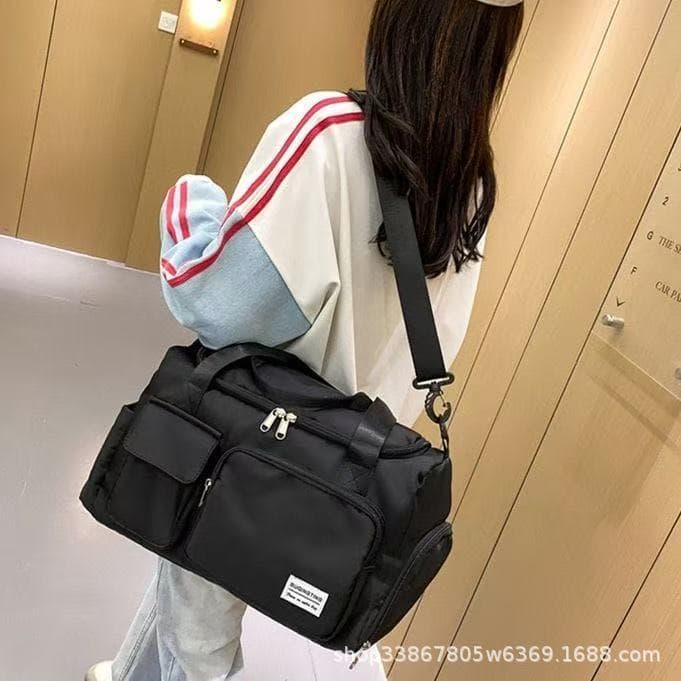 Fitness Independent Shoe Compartment Wet-Dry Separation Waterproof Large Capacity Shoulder Crossbody Bag Travel Bag Cycling Backpack