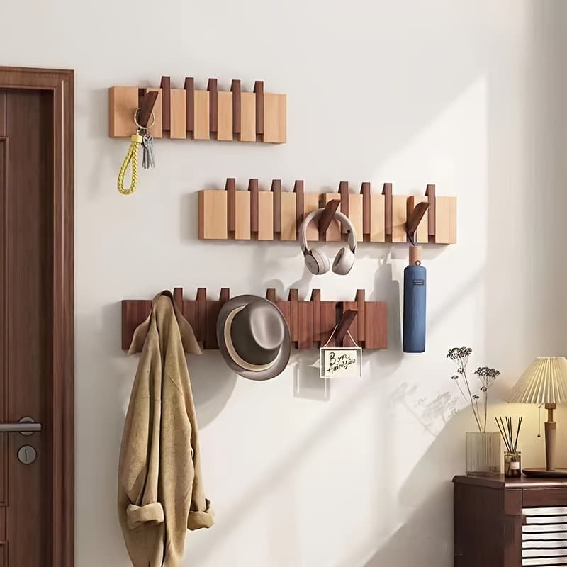 2026 New Cross-border Drop Shipping 1x Creative Piano Key Wall Mounted Coat Hooks