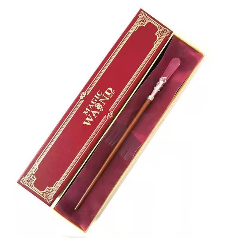 Drop Shipping Ribbon Gift Box Metal Core Magic Wand Christmas Creative Gift Hermione Harry Potter Wand