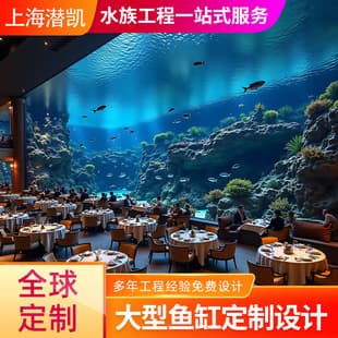 Large acrylic fish tank manufacturer, aquarium engineering construction, custom large fish tank manufacturer, extra-large fish tank