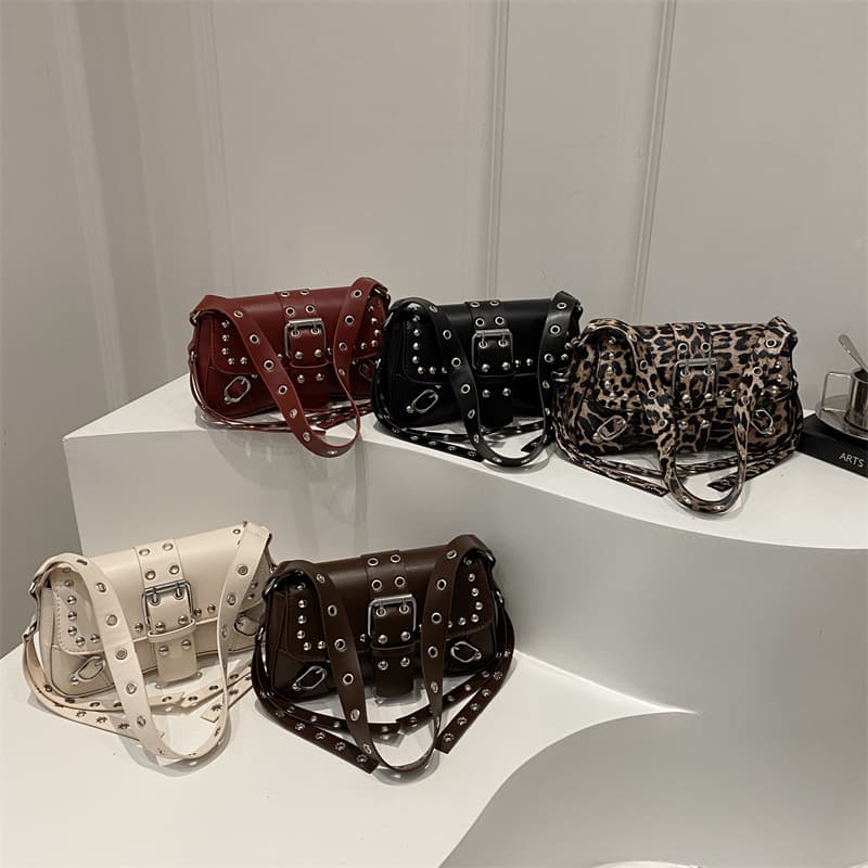 2025 New Single-Shoulder Crossbody Bag Textured Spring Niche Minimalist Personalized Design Chic Fashion Trendy Small Square Bag