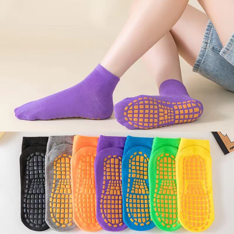 Non-slip socks for children, playground socks wholesale, baby early education floor socks, custom LOGO for export, adult yoga socks