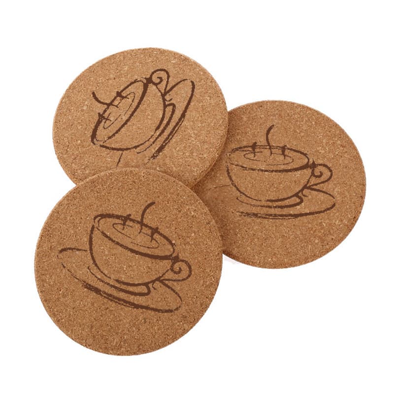 Cork Coaster, Wood Coaster, Bamboo Coaster, Coaster, Cork Placemat