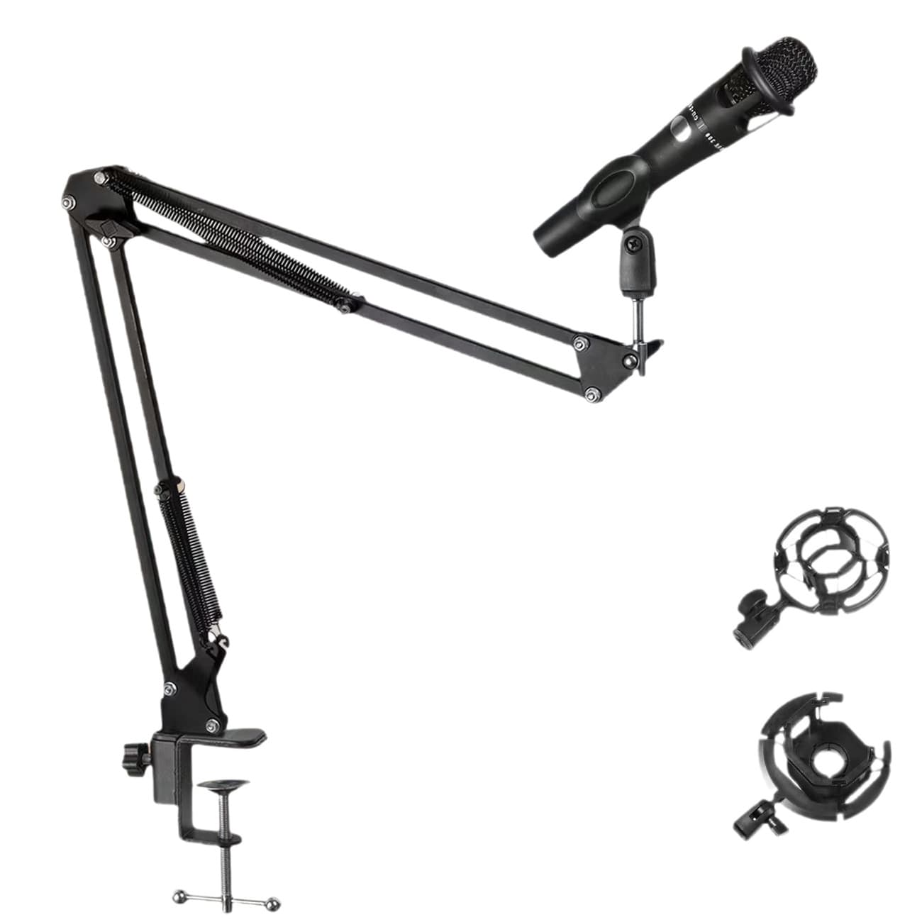 Cross-border NB35 Live Streaming Universal Swivel Arm Stand Adjustable Desktop Holder for Tablet, Microphone, Hair Dryer, and Phone