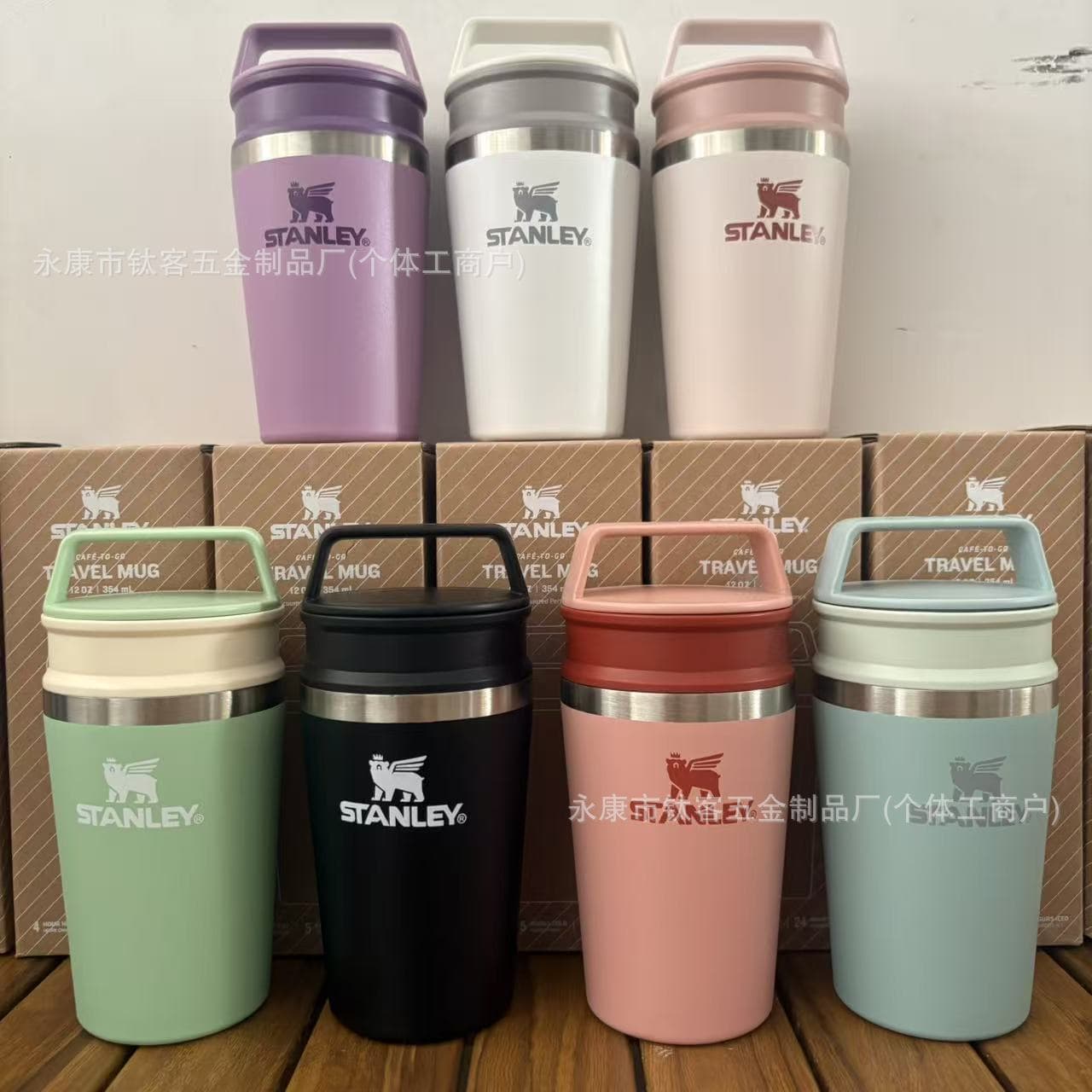Cross-border new STANLY coffee cup for home, car and office, portable leak-proof vacuum mini tumbler