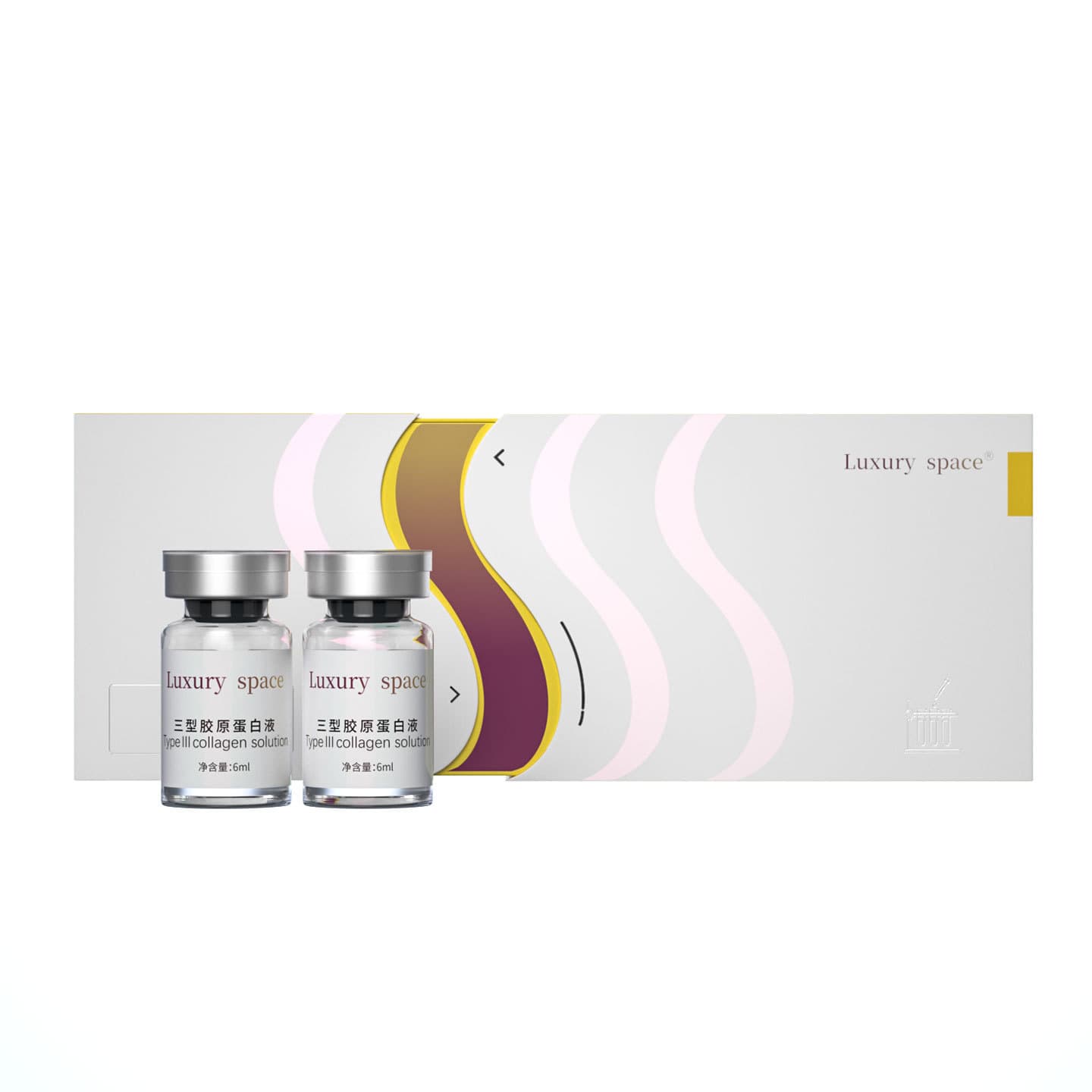 OEM/ODM Type III Collagen Liquid, Microcrystalline Roller Mesotherapy Infusion Serum, Plumping and Anti-Wrinkle Professional Freeze-Dried Powder