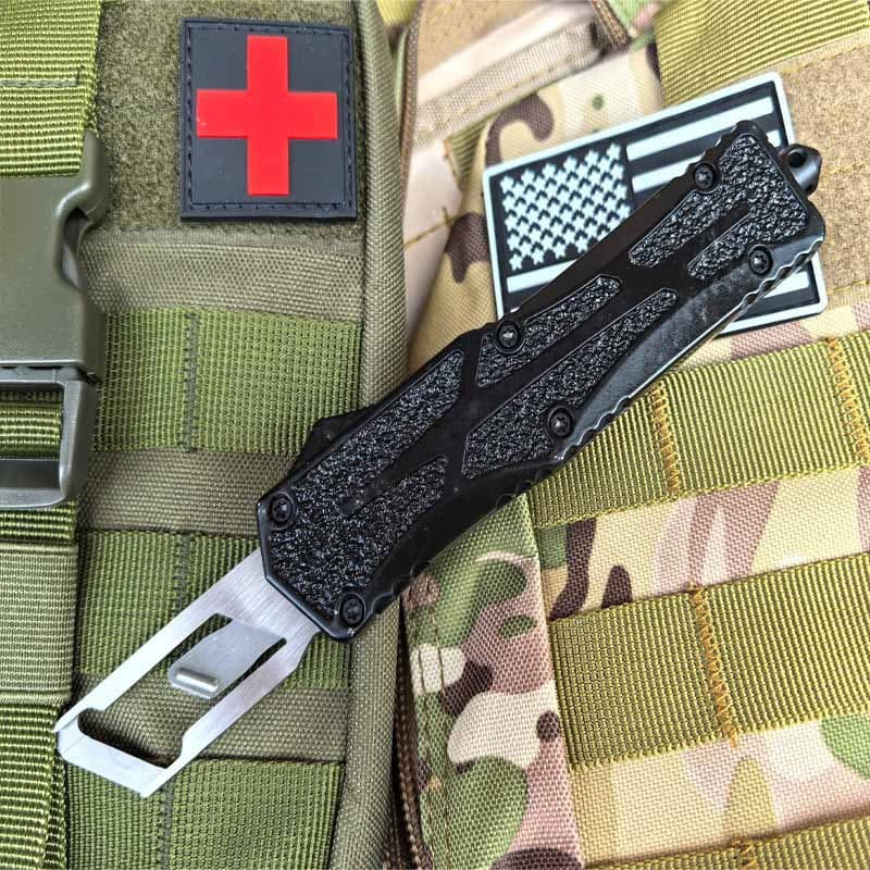 Outdoor Carving Knife Micro-Tech Die-Cast CNC Tool Camping Detachable Blade Box Cutter Fruit Knife