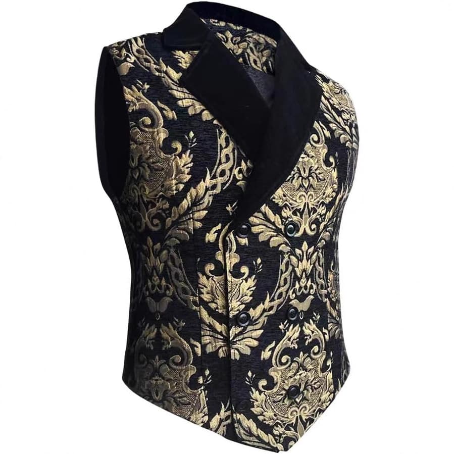 High-Quality Autumn/Winter Cross-Border Foreign Trade Korean Style Fashion New Single-Breasted Suit Vest Men's Sleeveless Jacket