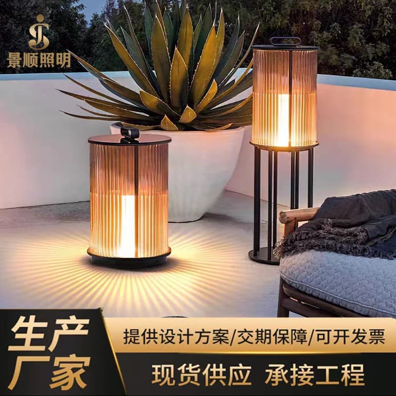 Cross-border Net red yard outdoor solar lamp outdoor waterproof homestay layout Villa decoration design garden landscape
