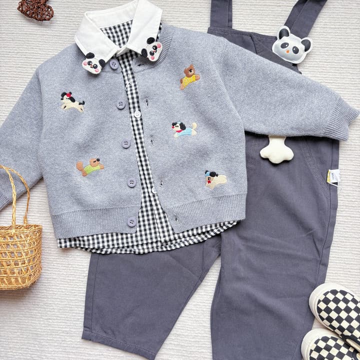 【School Outfit】 Dudu Home Baby Overalls Spring/Autumn Boys' Jumpsuit Girls' Casual Pants