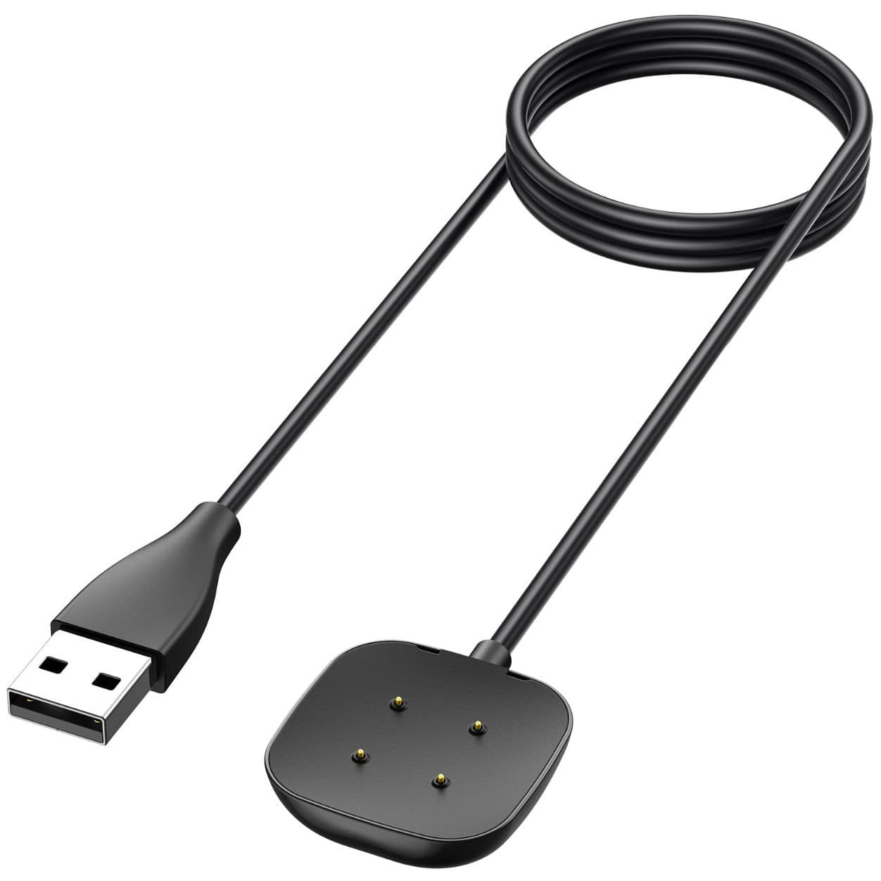 Compatible with Fitbit Versa 3/Versa 4/Charger Sense/Sense 2 Magnetic Charging Cable Data Cable