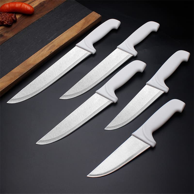 Cross-border Chef Knife Stainless Steel Kitchen Knife Western Multi-functional Knife with PP Handle Meat Cleaver Kitchen Knife Set