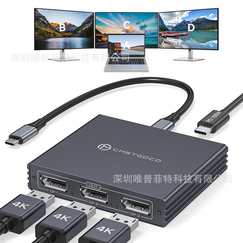 C-in DP*3 Output Output 4K60*3