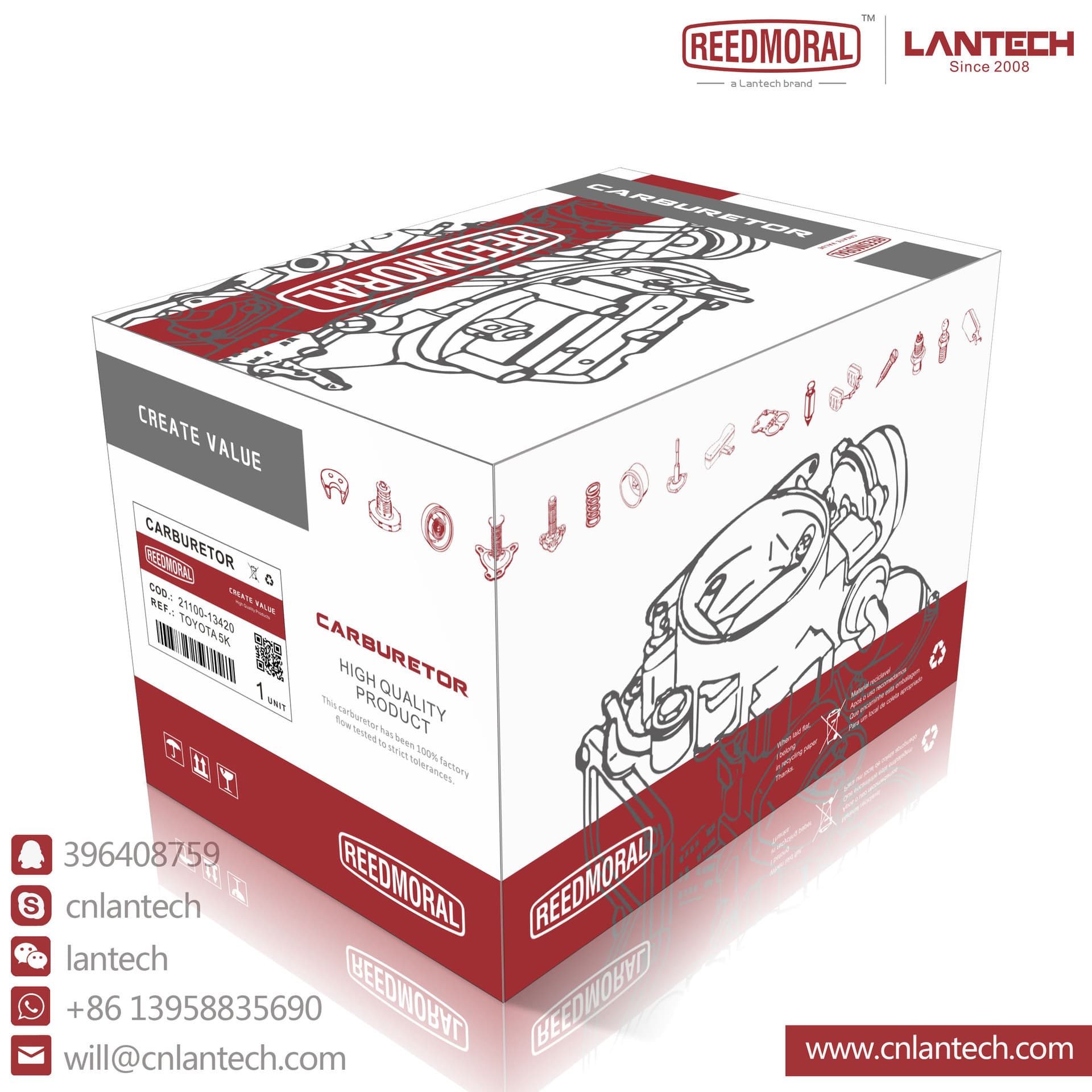 H208D Toyota Carburetor for TOYOTA 3Y 4Y 21100-73360 HIACE HILUX