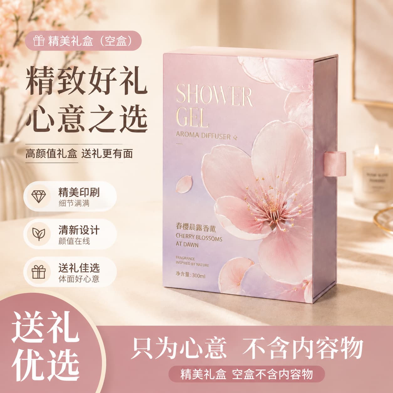 Aromatherapy Gift Box Custom 2026 New Premium Personal Care Perfume Gift Box Red Thread Incense Universal Empty Box