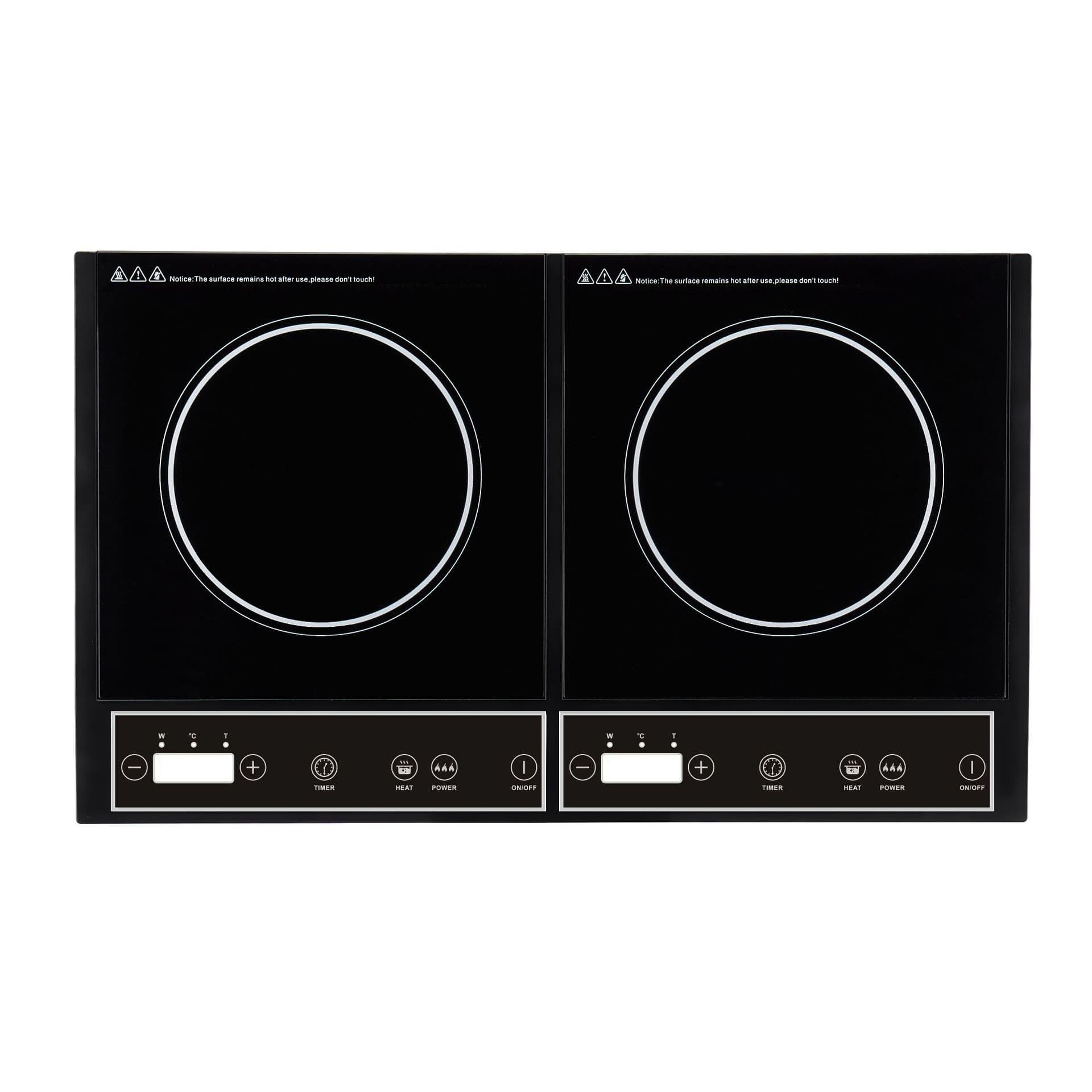 Factory Direct Supply Plastic Double Induction Cooker Special Offer Home Use Stove Dual Burner Electric Induction Cooktop