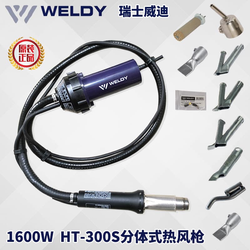 Swiss WELDY Separate Plastic Welding Gun HT300-S 1600W PE PP PVC PFA Welding