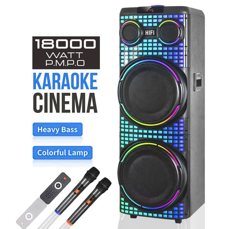 New Export Product Karaoke All-in-One Microphone Speaker Small Outdoor High Volume Bluetooth Speaker Subwoofer