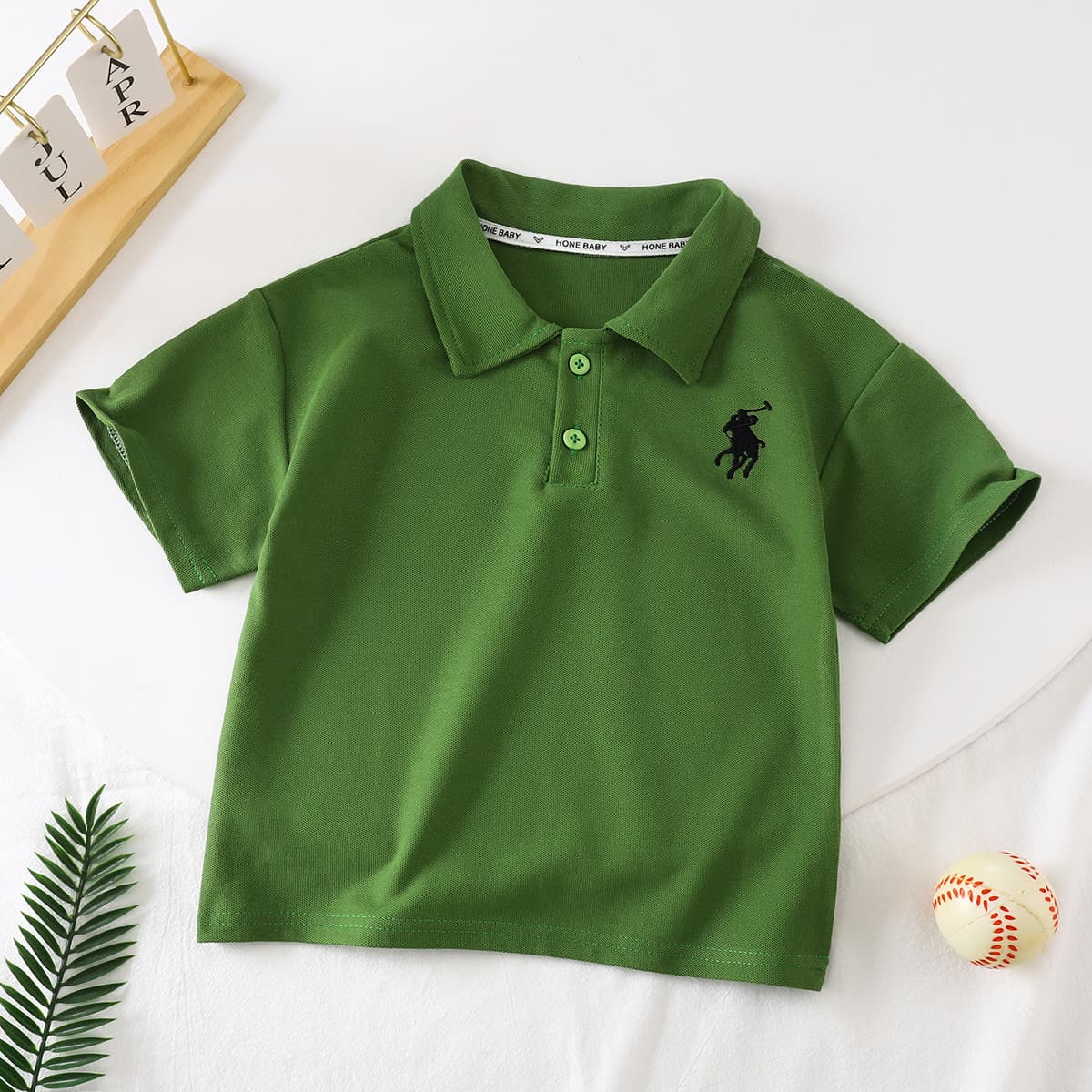 Kids Polo Shirt Short Sleeve Summer Boys Collar Cotton T-Shirt Boy Summer Embroidered Half Sleeve Baby Casual Top