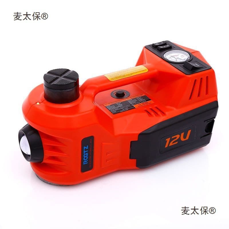 5 Ton Electric Hydraulic Jack for Small Cars, 12V Vehicle-mounted Multi-purpose Tire Changing and Air Pump, Off-road Gong Le De Zhu