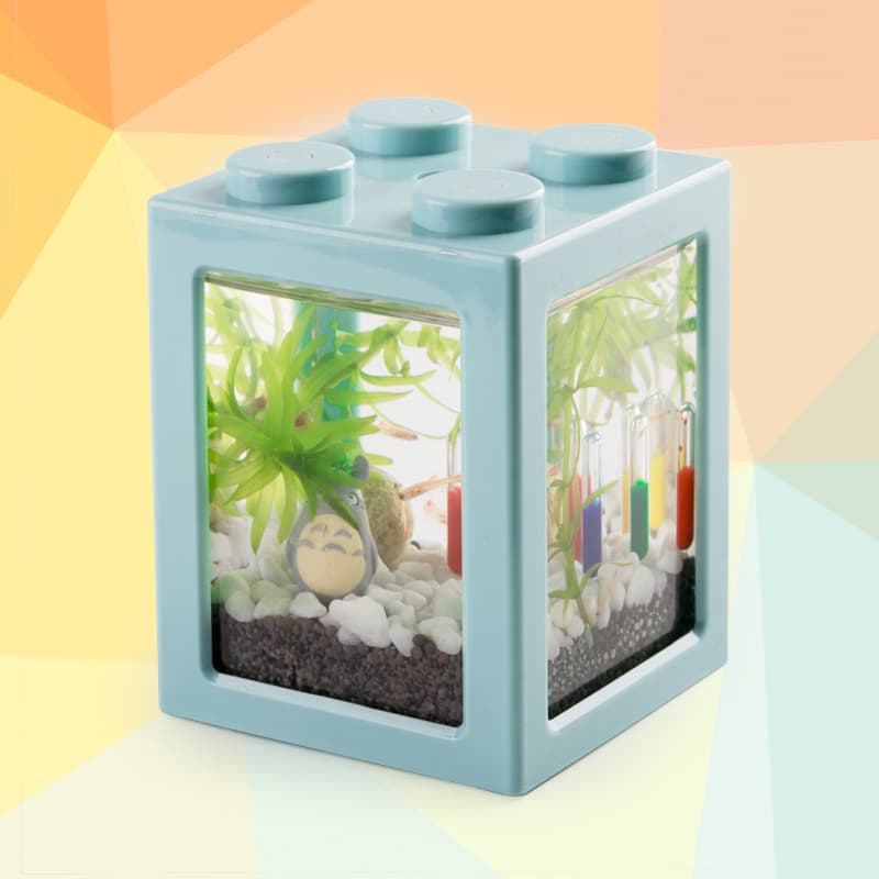 Mini Hydroponic Marimo Moss Ball Box Micro Landscape Tank Eco Pet Habitat Stackable Creative Gift Small Empty Tank