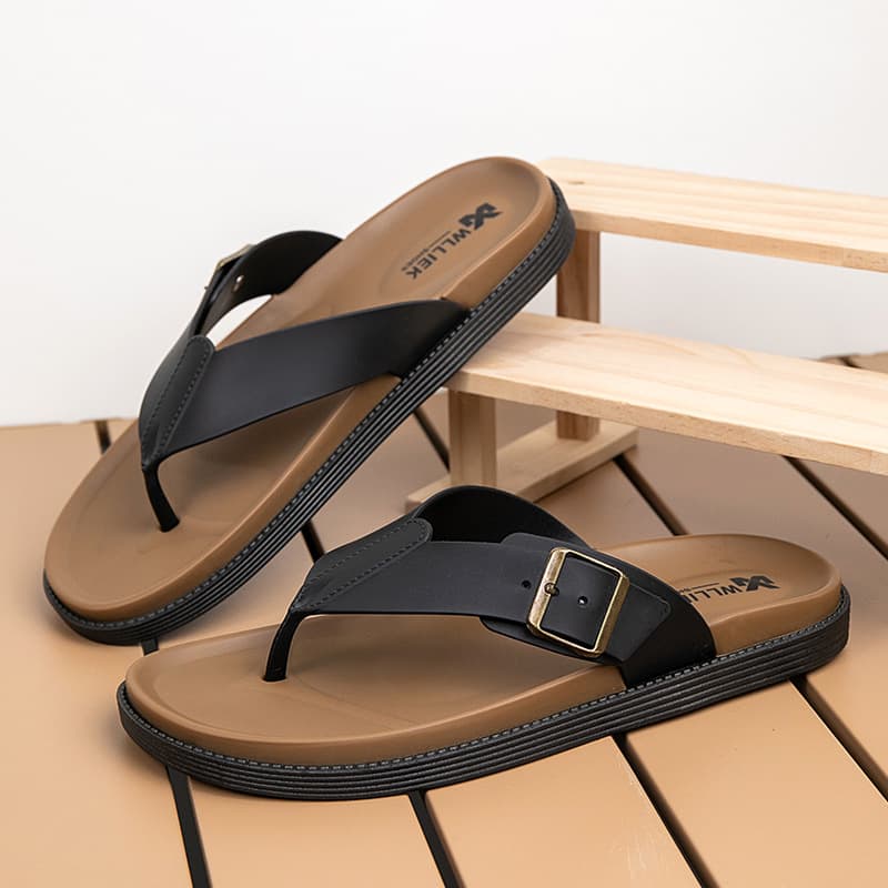 Summer Flip Flops for Men, Outdoor Home Casual Fashion Thick Sole Sandals for Beach