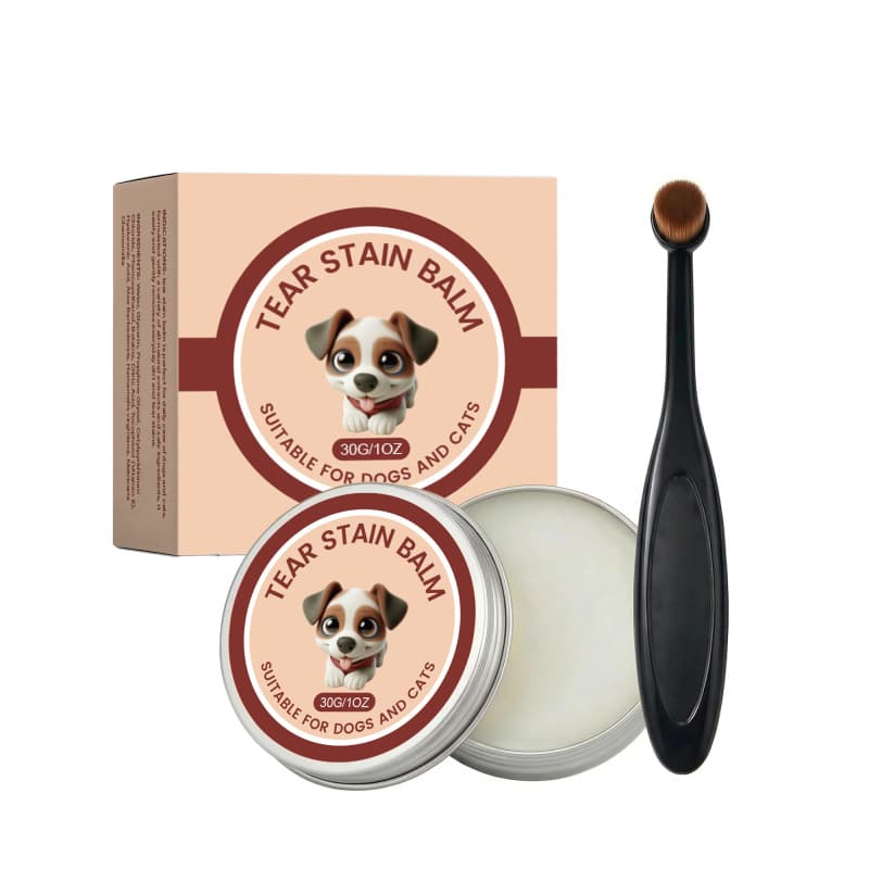 Pet Tear Stain Remover Cream for Dogs and Cats, Jojoba Oil and Avocado, Unclogs Tear Ducts, Eye Discharge Ointment, Cross-Border