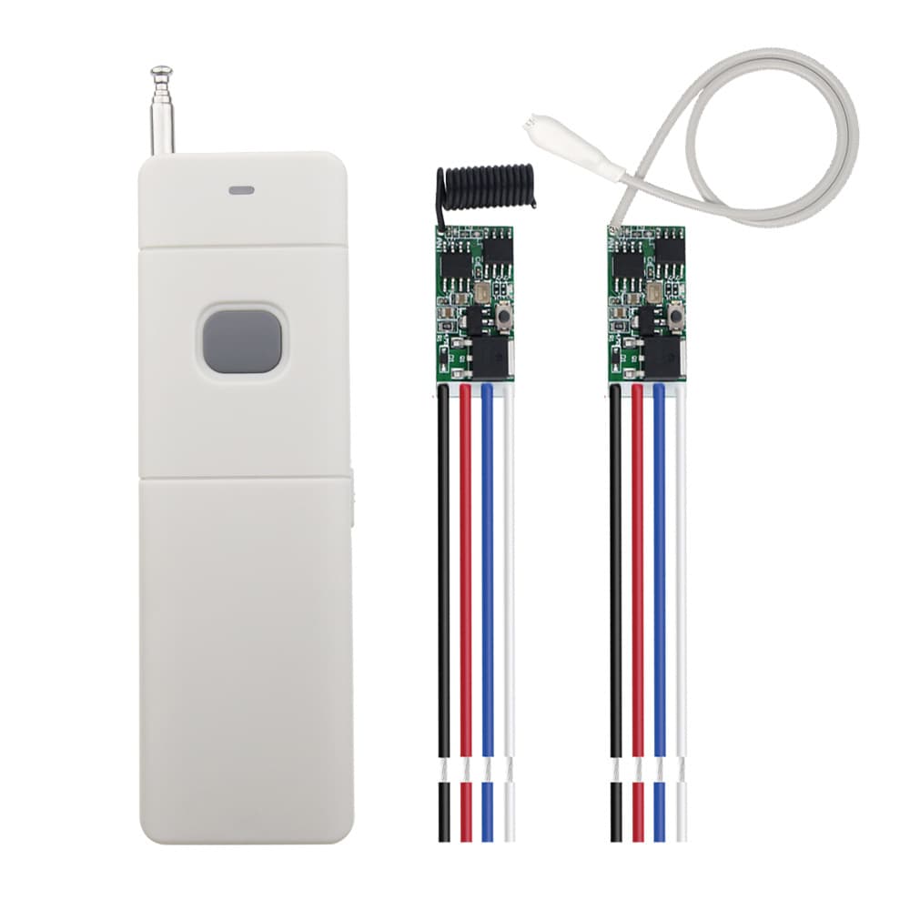 Wireless Remote Control Switch DC 5V 12V 24V Single Channel Mini Receiver for Kite LED Light Toy Remote Control