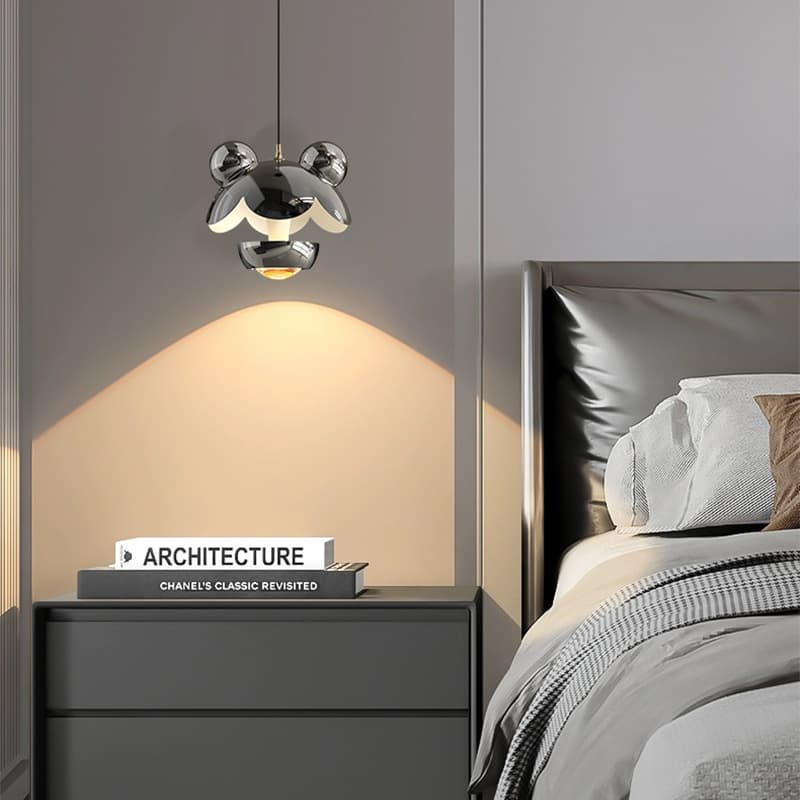 Bedroom Bedside Small Pendant Light 2025 New Model Italian Light Luxury Adjustable Height High-End Bar Counter Foyer Pendant Light
