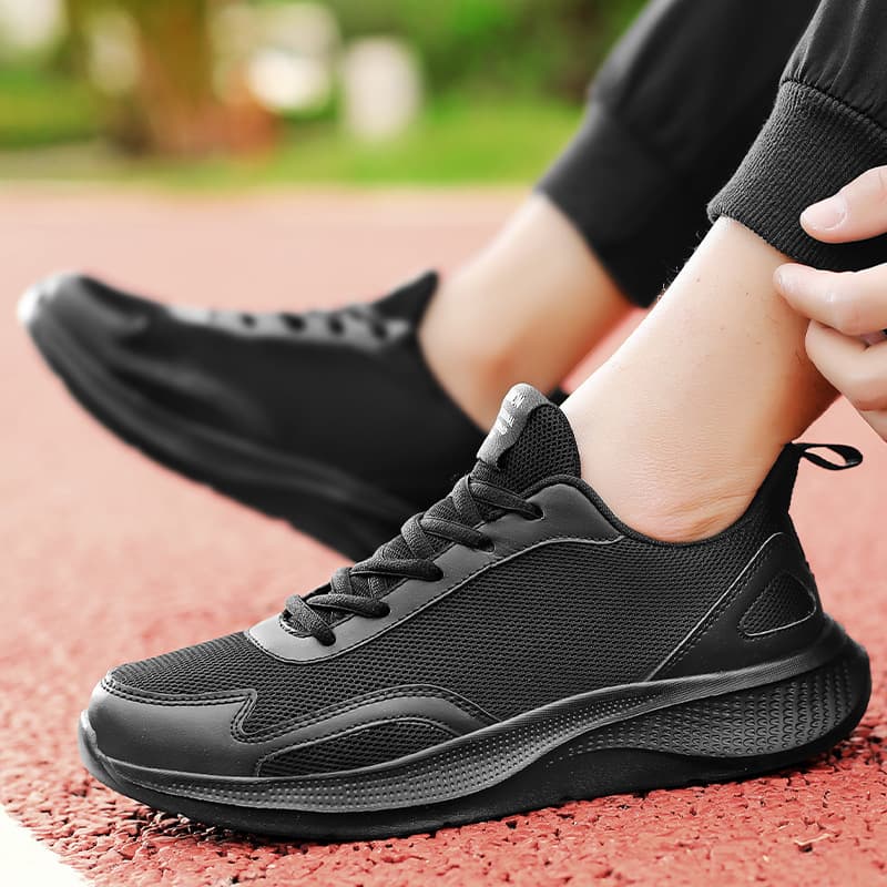 Cross-border Men's Shoes Fashion Spring Summer Trendy Large Size Casual Sports Shoes Breathable Running Shoes Ultra-light Breathable Mesh Running Shoes