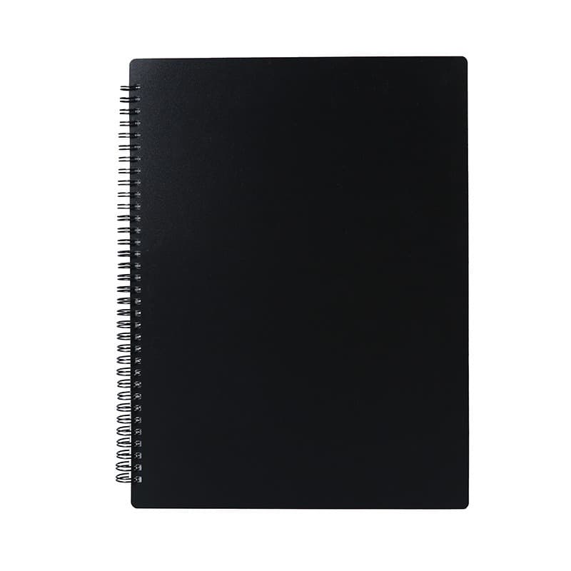A4 Piano Sheet Music Score Folder, Hollow-Out, Editable, Non-Reflective File Folder, Student Band Document Holder, Black