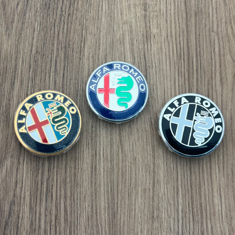 Hub Cap Decorative Cover for Alfa Romeo Giulia 60MM Four-Leaf Clover Center Cap Logo
