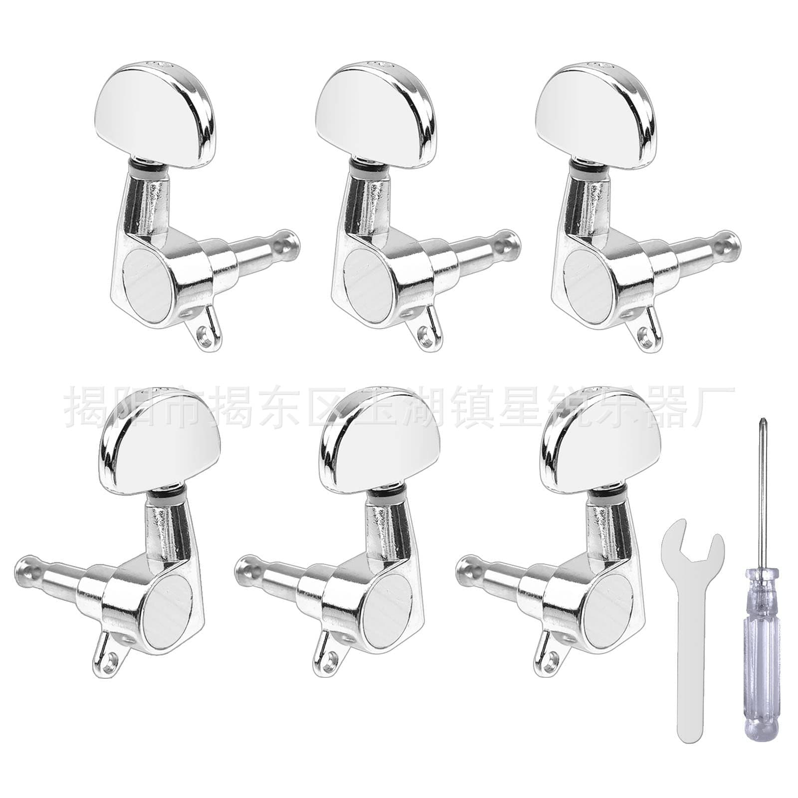 Fully Enclosed Guitar Tuning Pegs All Metal Guitar Machine Heads Acoustic Guitar Tuning Keys