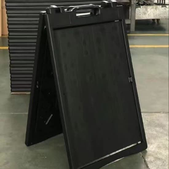 Black White Gray Outdoor Water-Filled Stable Portable Double-Sided A-Board Poster Advertising Stand Foreign Trade Europe America Advertising Display Board