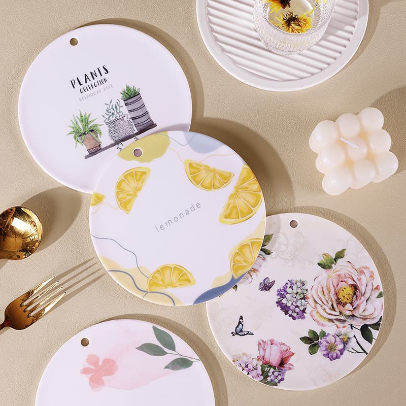 Double-Sided Heat Insulation Pad, Coaster, Placemat, Anti-Scald Mat, Table Mat, Tea Cup Mat, Bar Mat, Home Storage Set, Heat Insulation Pad